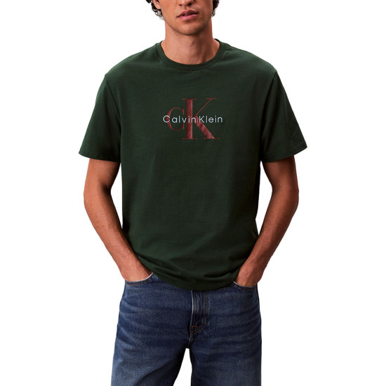 Calvin Klein Ανδρική κοντομάνικη μπλούζα Monogram Logo Tee